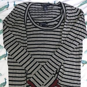 Cardigan and tank top